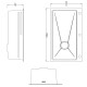 Lidz Handmade H7545 Мийка для кухні інтегрована Decor Honeycomb 3,0/1,0 мм LDH7545DEC48372