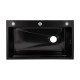 Lidz Handmade H7545B Мийка для кухні інтегрована Decor Black PVD Honeycomb 3,0/1,0 мм LDH7545BDECPVD48373