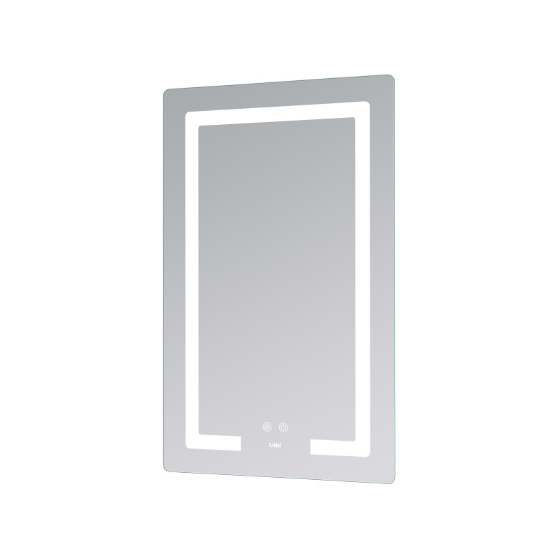 Дзеркало Lidz Kubis (KU2) 500х800 з LED-підсвічуванням Touch, з антизапотіванням, з димером, рег. яскравості LD78LF936508048448