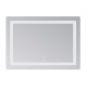 Дзеркало Lidz Kubis (KU2) 1000х800 з LED-підсвічуванням Touch, з антизапотіванням, з димером, рег. яскравості LD78LF6141008048450