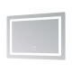 Дзеркало Lidz Kubis (KU2) 1000х800 з LED-підсвічуванням Touch, з антизапотіванням, з димером, рег. яскравості LD78LF6141008048450