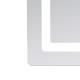 Дзеркало Lidz Kubis (KU2) 1000х800 з LED-підсвічуванням Touch, з антизапотіванням, з димером, рег. яскравості LD78LF6141008048450