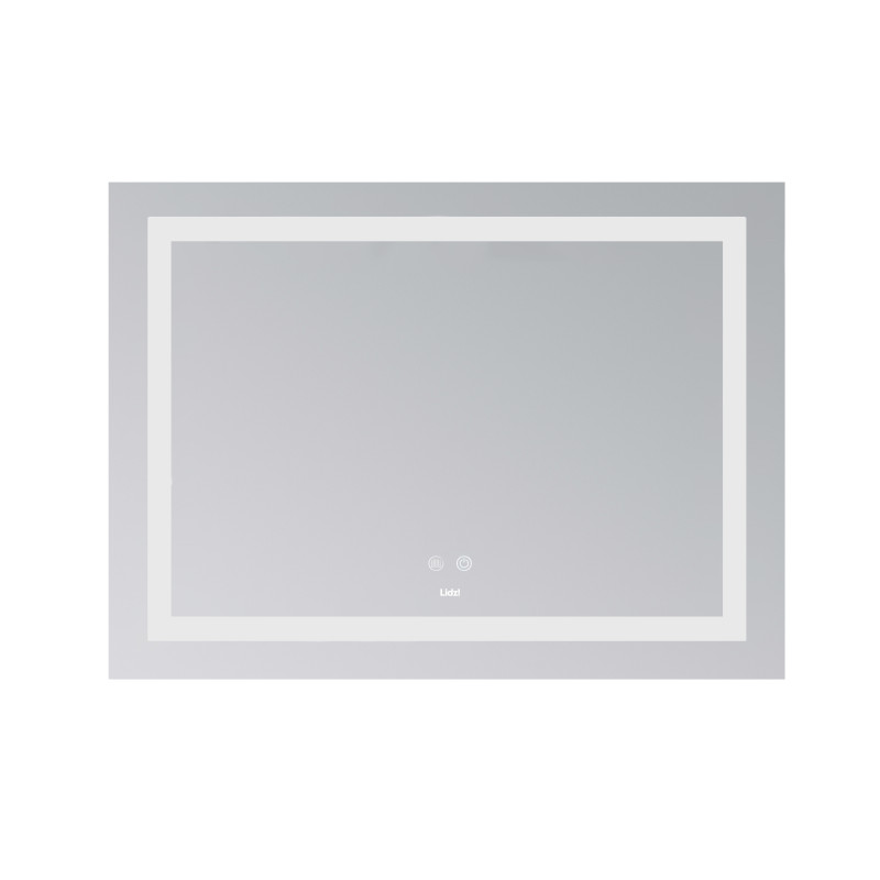 Дзеркало Lidz Kubis (KU1) 900х700 з LED-підсвічуванням Touch, з антизапотіванням, з димером, рег. яскравостіLD78LF9049070