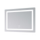 Дзеркало Lidz Kubis (KU2) 900х700 з LED-підсвічуванням Touch, з антизапотіванням, з димером, рег. яскравості LD78LF90448452