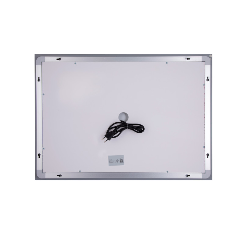Дзеркало Qtap Cardinal (CA1) 800х600 з LED-підсвічуванням Touch, з антизапотіванням, з димером, рег. темп. кольору (3000-6500K) Reverse QT0478C8060