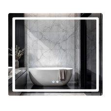 Дзеркало Qtap Mideya (MI2)  800х700 з LED-підсвічуванням Touch, з антизапотіванням, з димером, рег. яскравості QT2078NCF807048476