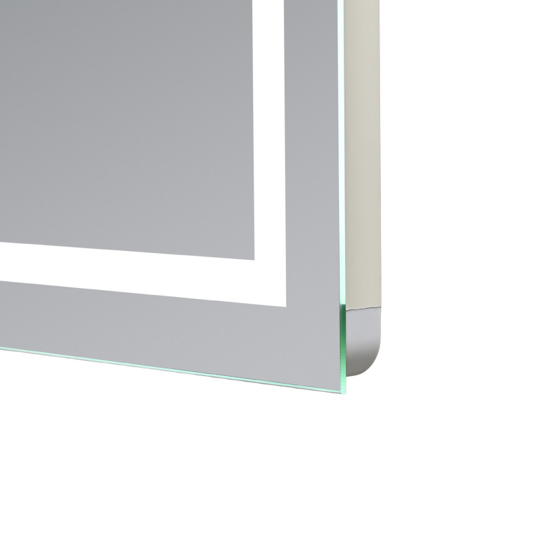 Дзеркало Qtap Mideya (MI1) 800x800 з LED-підсвічуванням Touch, з антизапотіванням, димером, рег. яскравості QT2078NCF808048477
