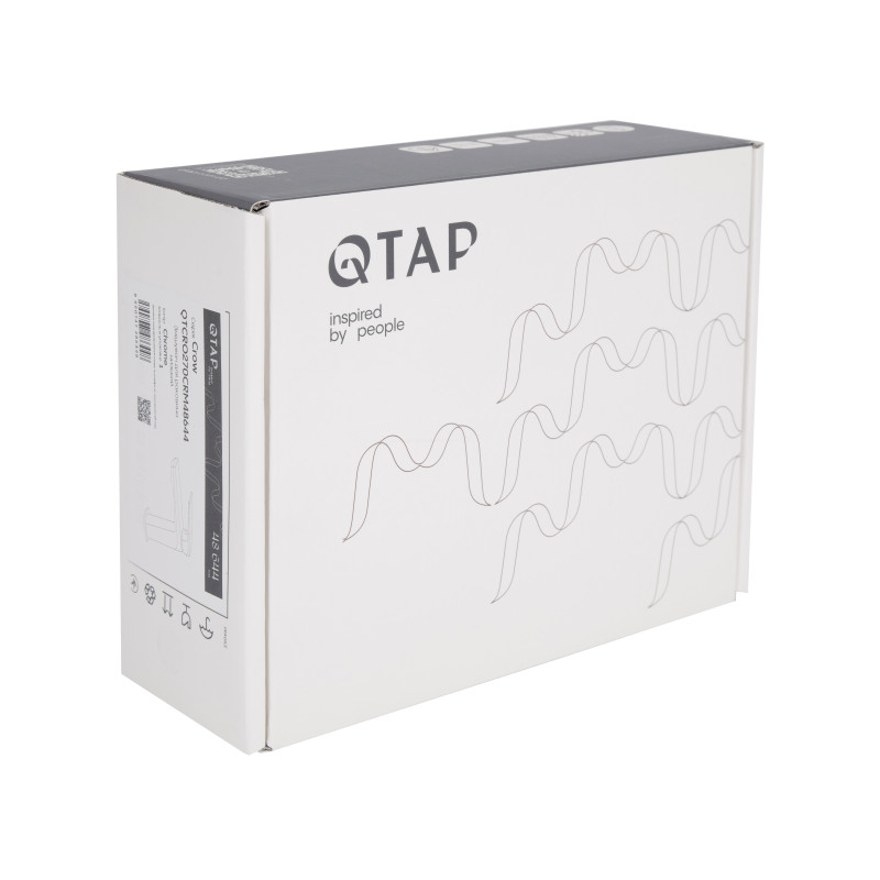 Змішувач для раковини низький Qtap Crow  QTCRO270CRM48644 Chrome