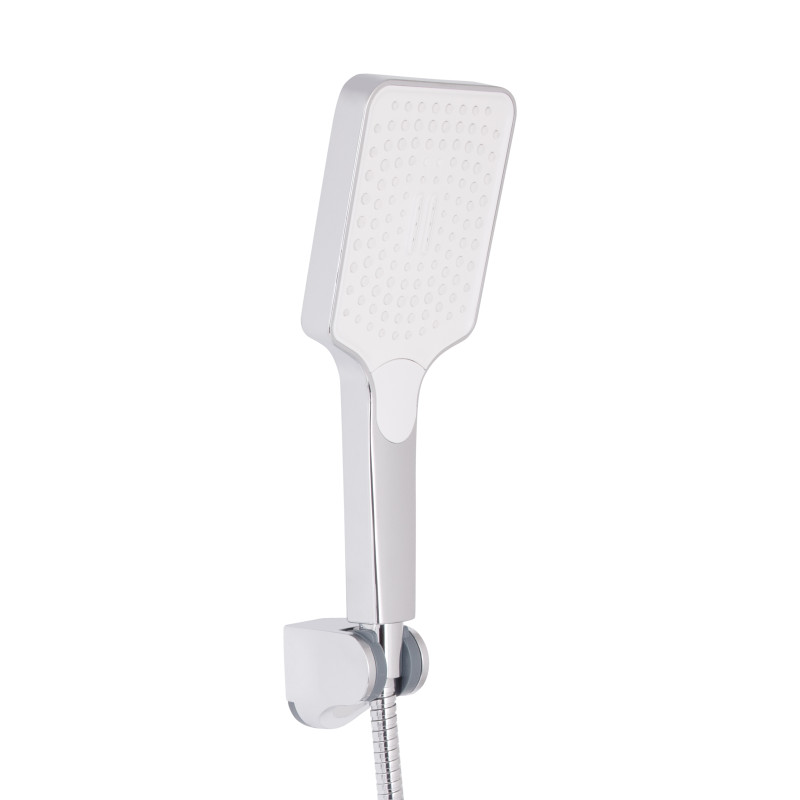 Змішувач для ванни Qtap Crow з душовим гарнітуром QTCRO259CRM48646 Chrome