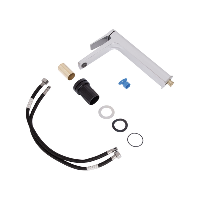Змішувач для раковини високий Qtap Nando  QTNAN269CRM48650 Chrome