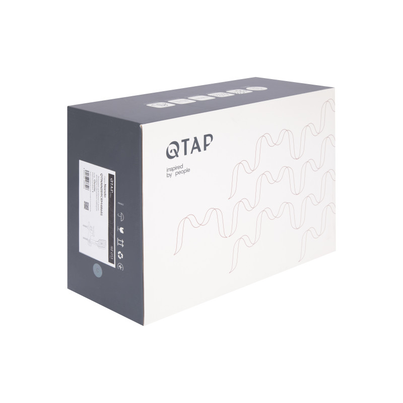 Змішувач для ванни Qtap Nando з душовим гарнітуром QTNAN259CRM48651 Chrome