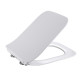 Qtap Сиденье для унитаза (Crow 640) 460x350x47 мм, White, с микролифтом, Slim Duroplast, Quick Release QTSC179W48700