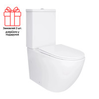 Унітаз підлоговий Qtap Jay Eco Ultra Quiet з сидінням Soft-close 640x360x835 мм QTJAY27W48749 White