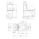 Унітаз підлоговий Qtap Jay Eco Ultra Quiet з сидінням Soft-close 640x360x835 мм QTJAY27W48749 White