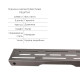 Комплект Qtap Taurus FD700 (PVD) Лінійний трап із нержавіючої сталі з сухим затвором 700 мм