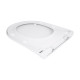 Qtap Сидіння для унітаза (Robin 490, Scorpio 490) 430x363x60 мм, White, з мікроліфтом, Slim Duroplast, MagLock QTSC179W48915