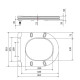 Qtap Сидіння для унітаза (Robin 520, Scorpio 520) 465x363x60 мм, White, з мікроліфтом, Slim Duroplast, MagLock QTSC179W48916