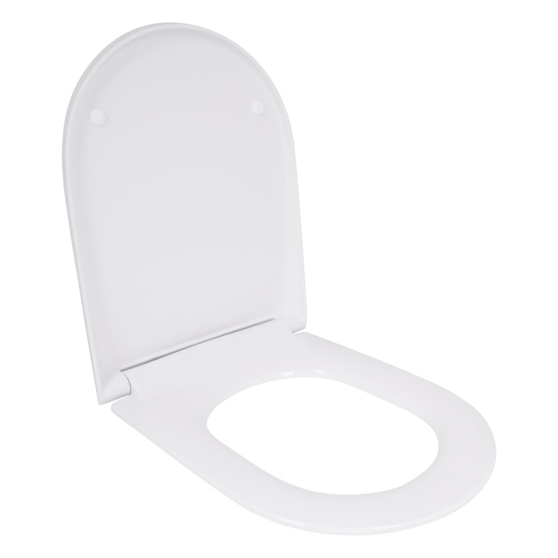 Qtap Сидіння для унітаза (Robin 520, Scorpio 520) 465x363x60 мм, White, з мікроліфтом, Slim Duroplast, MagLock QTSC179W48916