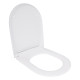 Qtap Сидіння для унітаза (Robin 520, Scorpio 520) 465x363x60 мм, White, з мікроліфтом, Slim Duroplast, MagLock QTSC179W48916