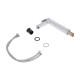 Змішувач для раковини  Lidz Dozorca 001FH високий (k35) Chrome LDDOZ001FHCRM48990