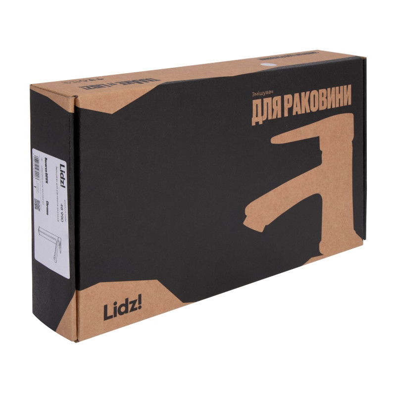 Змішувач для раковини  Lidz Dozorca 001FH високий (k35) Chrome LDDOZ001FHCRM48990