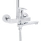 Душова система універсальна Lidz Latwa 1031 на три споживача (з виливом)  (k35) Chrome LDLAT1031CRM48993