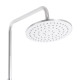 Душова система універсальна Lidz Latwa 1031 на три споживача (з виливом)  (k35) White LDLAT1031WHI48994