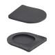 Унітаз підвісний Qtap Robin Ultra Quiet 520×365×340 мм, Anthracite, з сидінням Slim Duroplast / Soft-close / Quick Release QTROB26AN48995