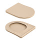 Унітаз підвісний Qtap Robin Ultra Quiet 520×365×340 мм, Beige, з сидінням Slim Duroplast / Soft-close / Quick Release QTROB26SB48997