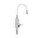 Проточний кран-водонагрівач з гнучким виливом для кухні  Lidz Warm 065  LDWAR065WHI49097 White/White