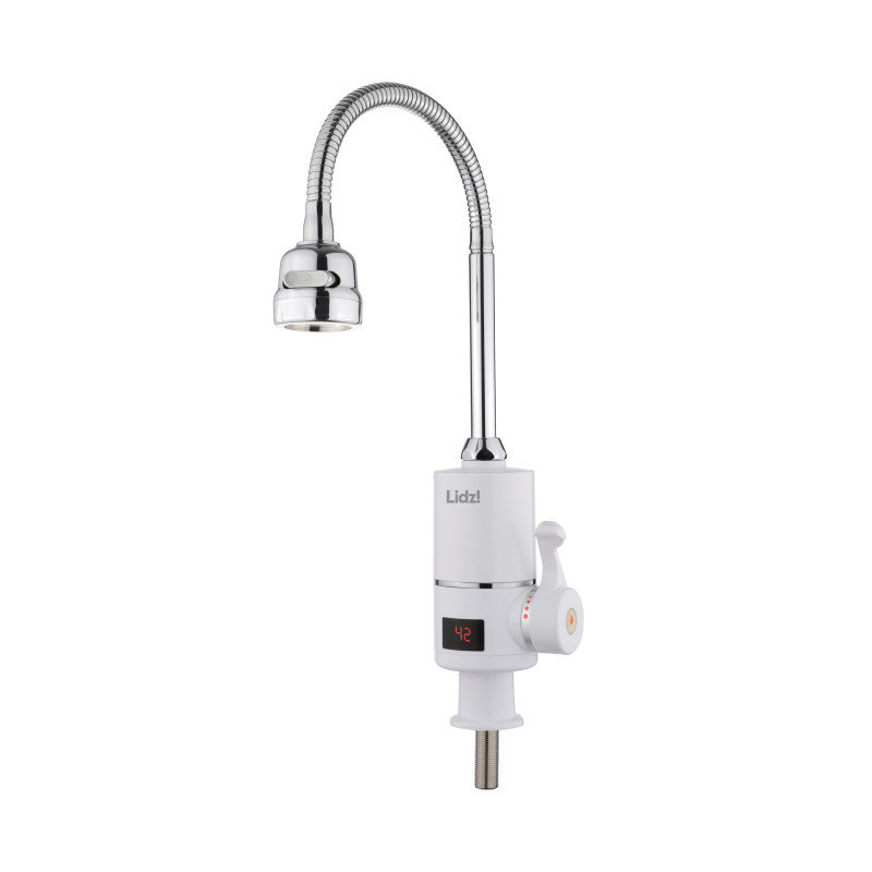 Проточний кран-водонагрівач  для кухні на три режими Lidz Warm 062  LDWAR062WCR49099 White/Chrome