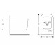 Біде підвісне Qtap Gemini 520×360×295 мм, White QTTAU28W49121