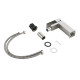 Змішувач для биде Lidz Helix 001AF (k35)  LDHEL001AFNKS49181 Nickel