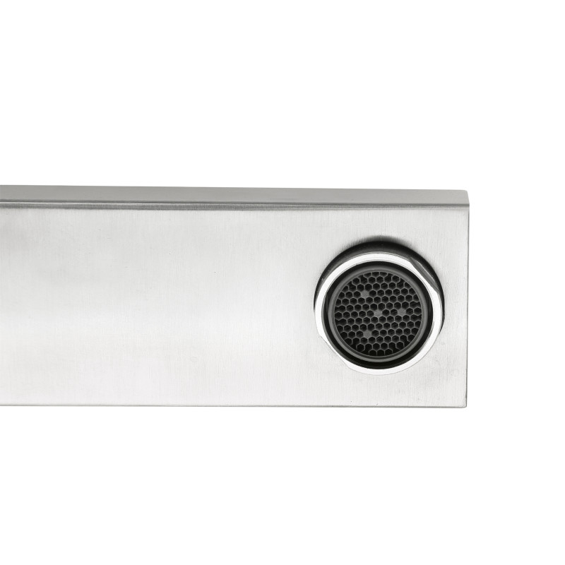 Змішувач для раковини низький Lidz Nexus 001F (k35)  LDNEX001FNKS49184 Nickel