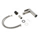 Змішувач для раковини низький Lidz Nexus 001F (k35)  LDNEX001FNKS49184 Nickel
