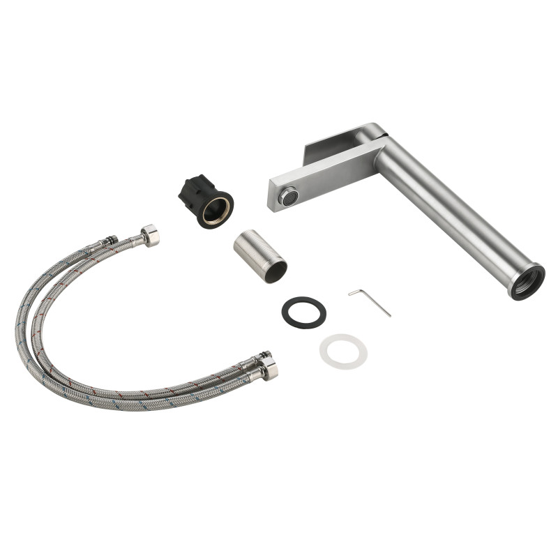 Змішувач для раковини високий Lidz Nexus 001FH (k35)  LDNEX001FHNKS49185 Nickel