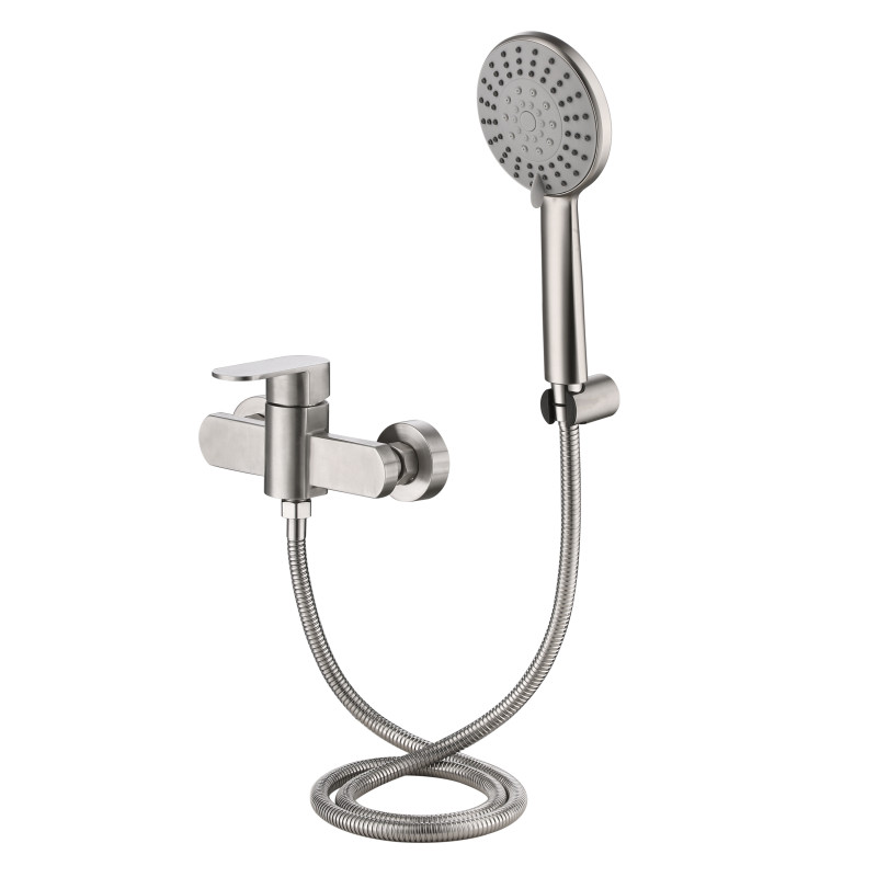 Змішувач для душу Lidz Luna 010 (k35)  LDLUN010NKS49191 Nickel