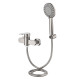 Змішувач для душу Lidz Luna 010 (k35)  LDLUN010NKS49191 Nickel