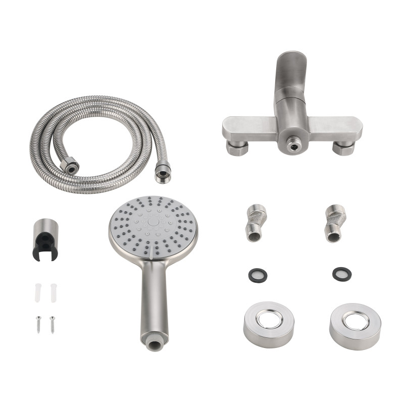 Змішувач для душу Lidz Luna 010 (k35)  LDLUN010NKS49191 Nickel