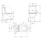 Унітаз підлоговий Qtap Evia Ultra Quiet 630×350×795 мм з сидінням Soft-close, White QTEVI27W49258