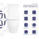 Унітаз підлоговий Qtap Evia Ultra Quiet 630×350×795 мм з сидінням Soft-close, White QTEVI27W49258