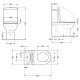 Унітаз підлоговий Qtap Arvin Ultra Quiet 630×350×795 мм з сидінням Soft-close, White QTARV27W49259
