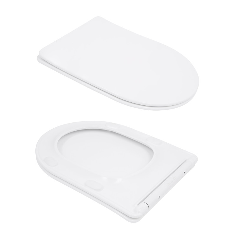 Унітаз підлоговий Qtap Arvin Ultra Quiet 630×350×795 мм з сидінням Soft-close, White QTARV27W49259