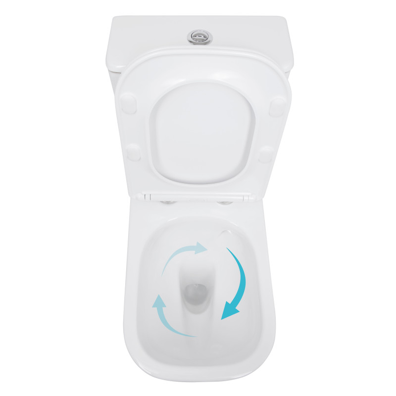 Унітаз підлоговий Qtap Stork Ultra Quiet 630×350×805 мм із сидінням Soft-close, White QTSTO27W49260