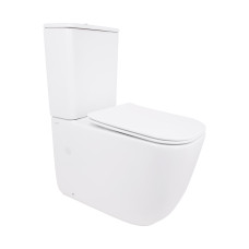 Унітаз підлоговий Qtap Aquarius Ultra Quiet 620×355×790 мм з сидінням Soft-close, White QTAQAW27W49262