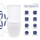 Унітаз підлоговий Qtap Aquarius Ultra Quiet 620×355×790 мм з сидінням Soft-close, White QTAQAW27W49262