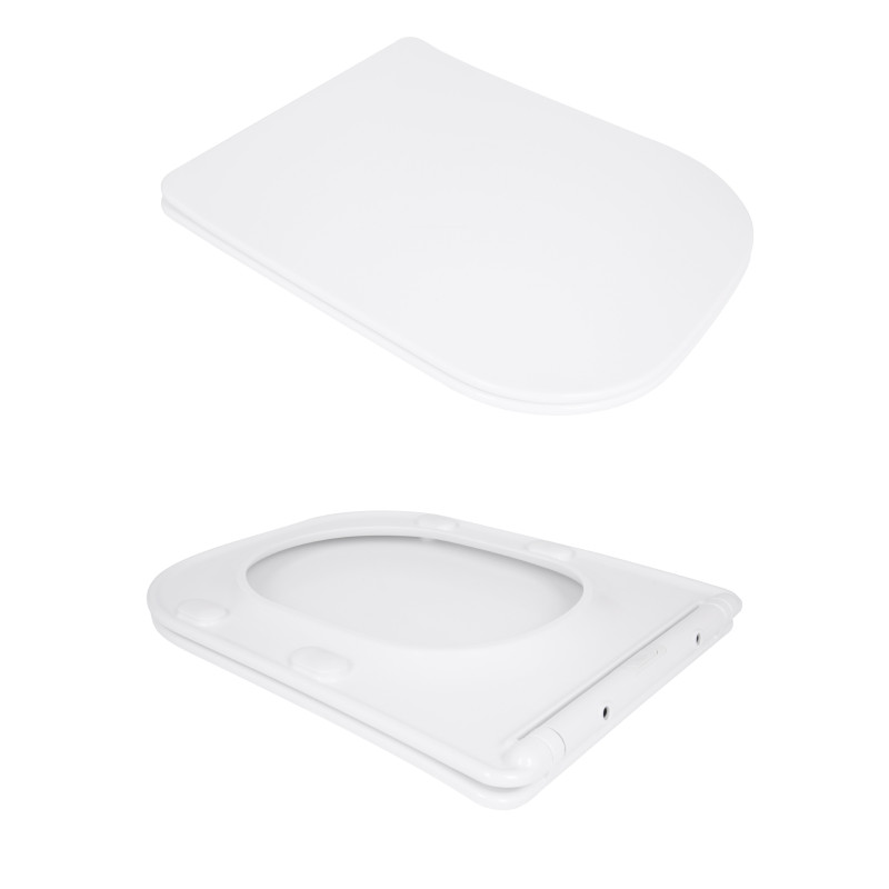 Унітаз підлоговий Qtap Aquarius Ultra Quiet 620×355×790 мм з сидінням Soft-close, White QTAQAW27W49262
