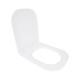 Сидіння для унітазу Qtap (Stork, Aquarius 630) 420x336x22 мм, White, з мікроліфтом, Slim Duroplast, Quick Release QTSC179W49263