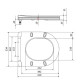 Сидіння для унітазу Qtap (Evia, Arvin, Leo 630) 410x330x22 мм, White, з мікроліфтом, Slim Duroplast, Quick Release QTSC179W49264