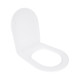 Сидіння для унітазу Qtap (Evia, Arvin, Leo 630) 410x330x22 мм, White, з мікроліфтом, Slim Duroplast, Quick Release QTSC179W49264